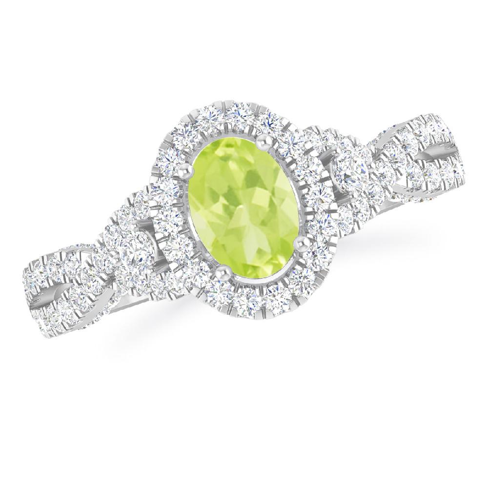 White Gold - Peridot