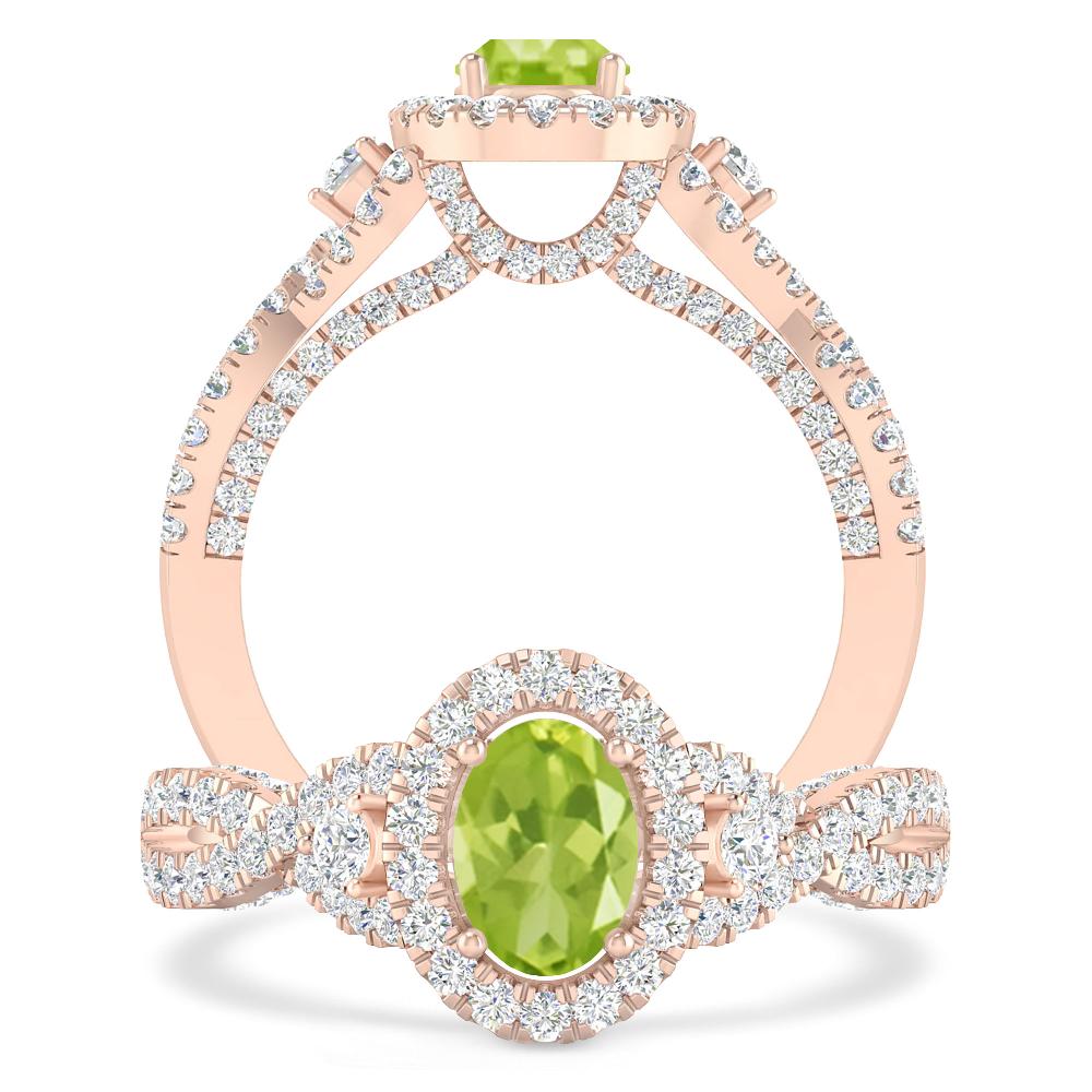 Rose Gold - Peridot