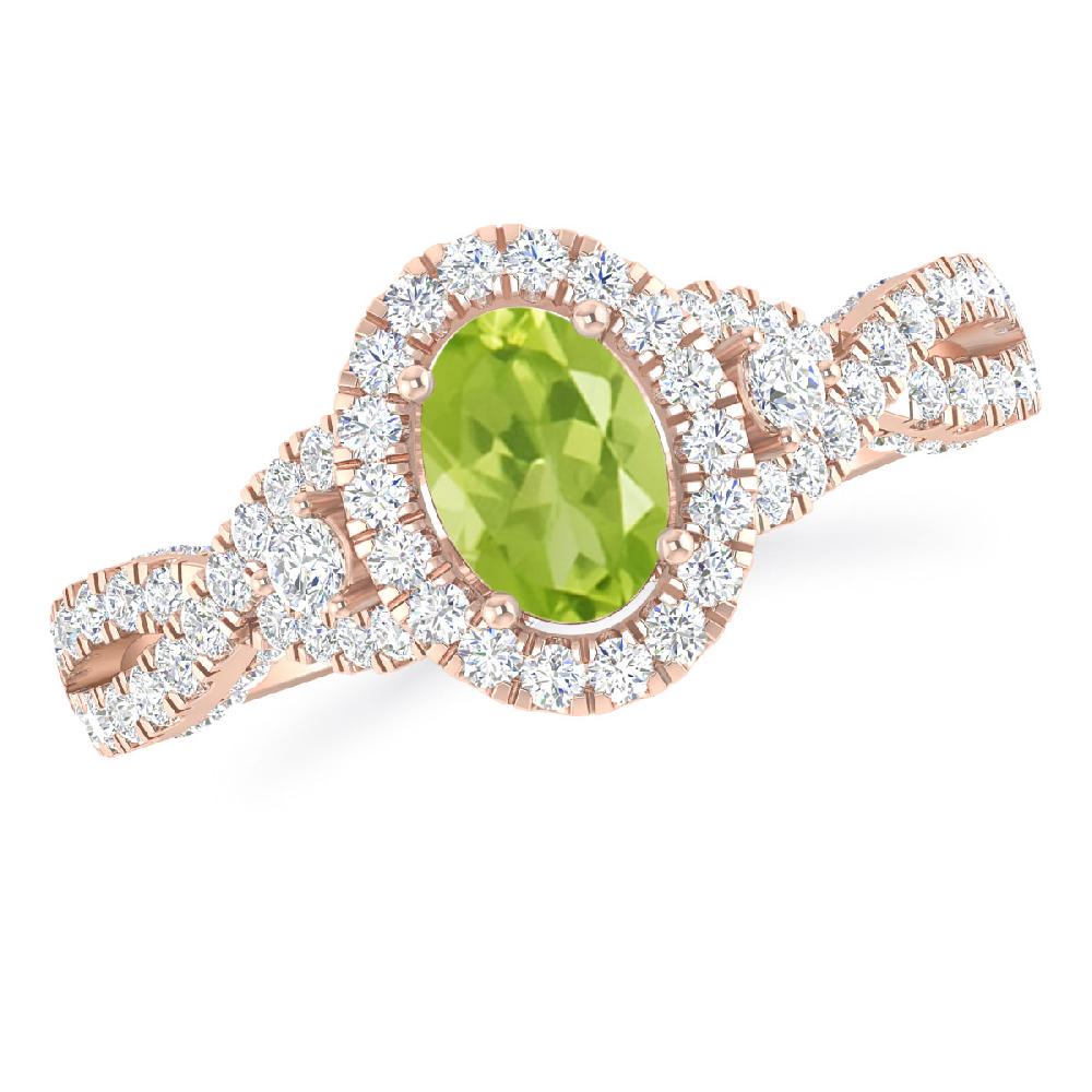 Rose Gold - Peridot