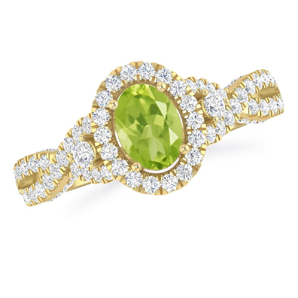 Yellow Gold - Peridot