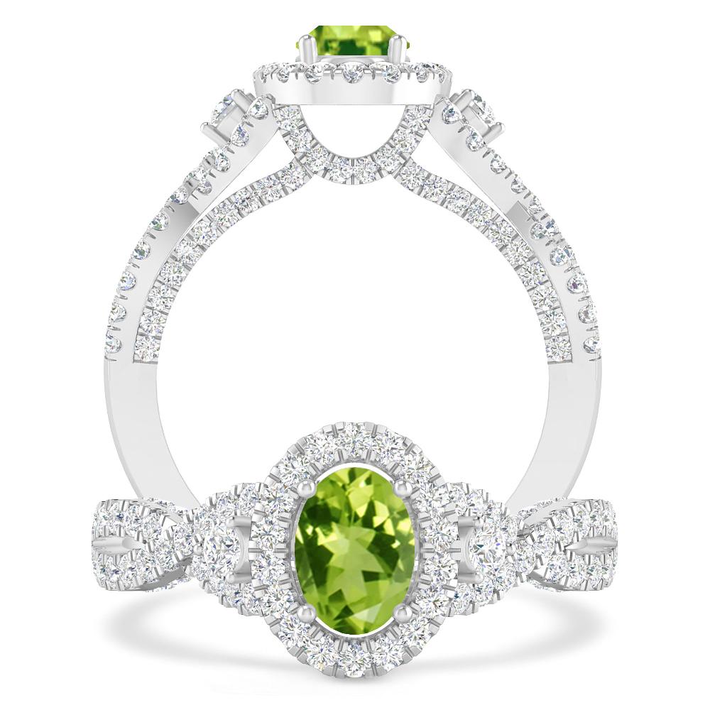 White Gold - Peridot