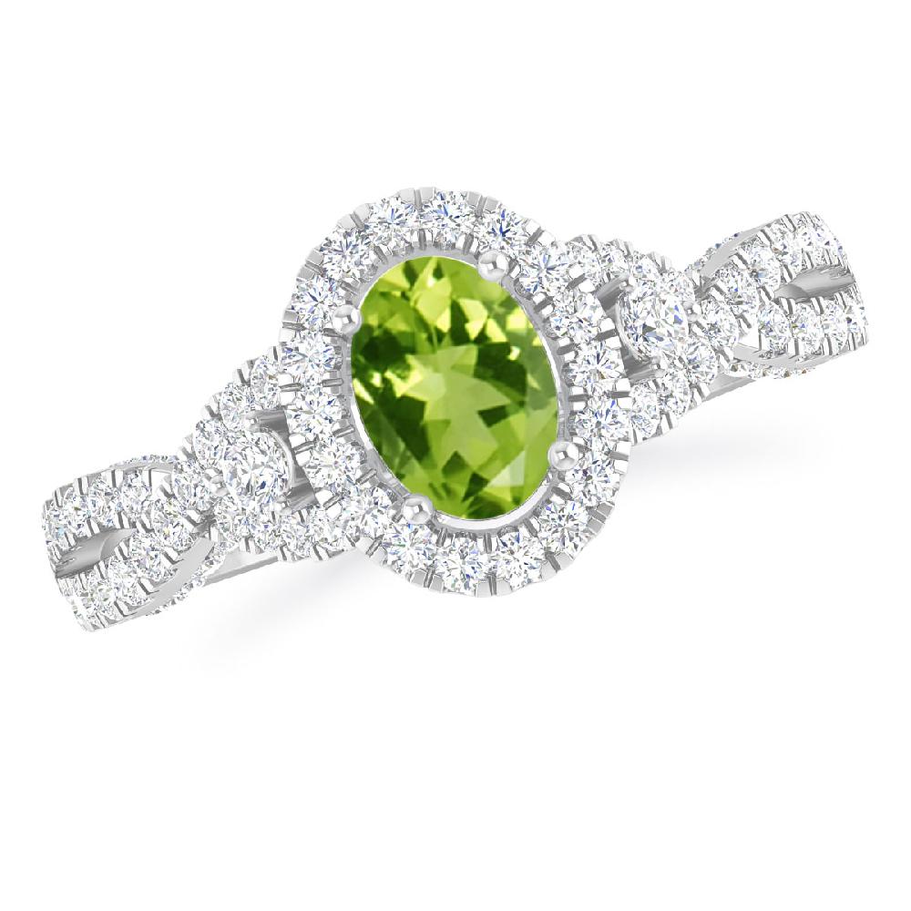 White Gold - Peridot