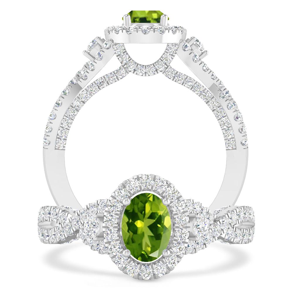 White Gold - Peridot