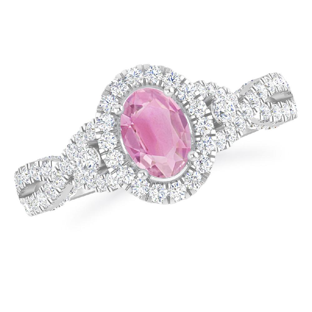 White Gold - Pink Tourmaline