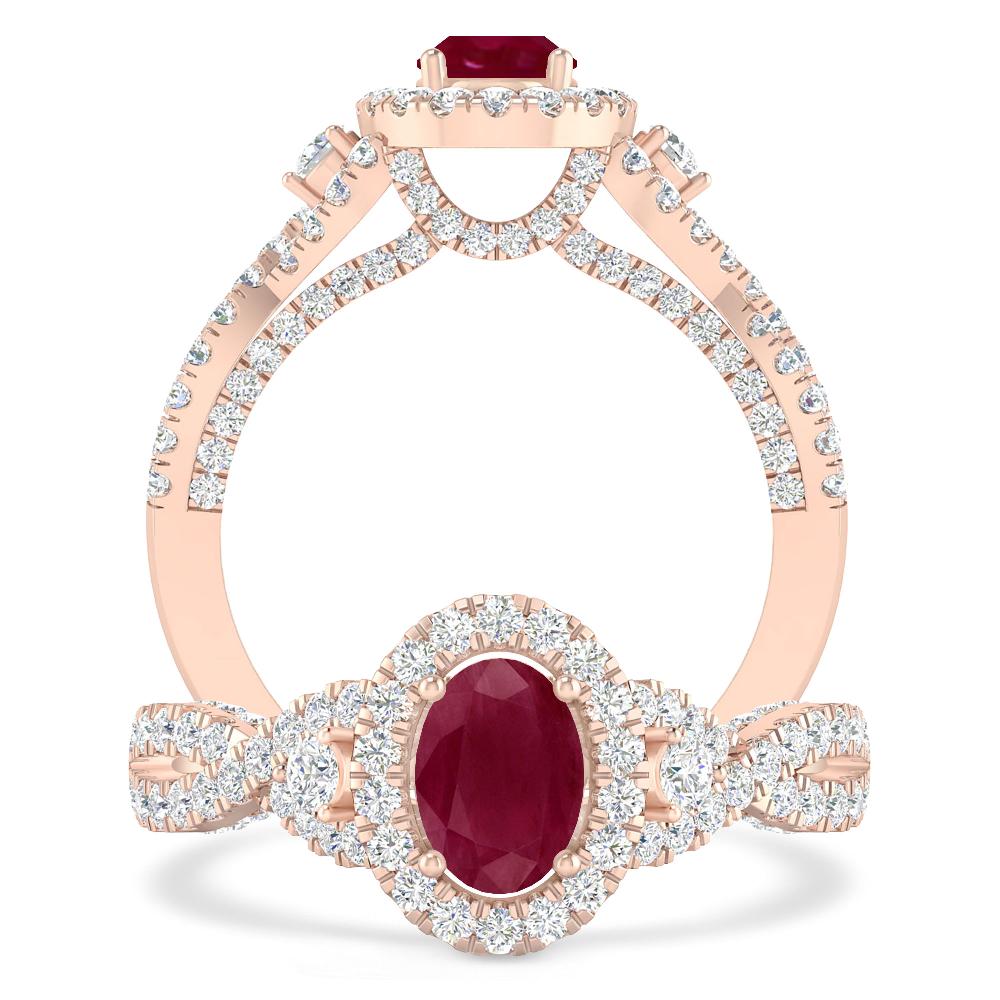 Rose Gold - Ruby