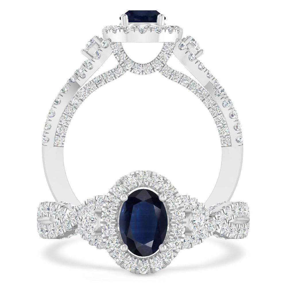 White Gold - Sapphire