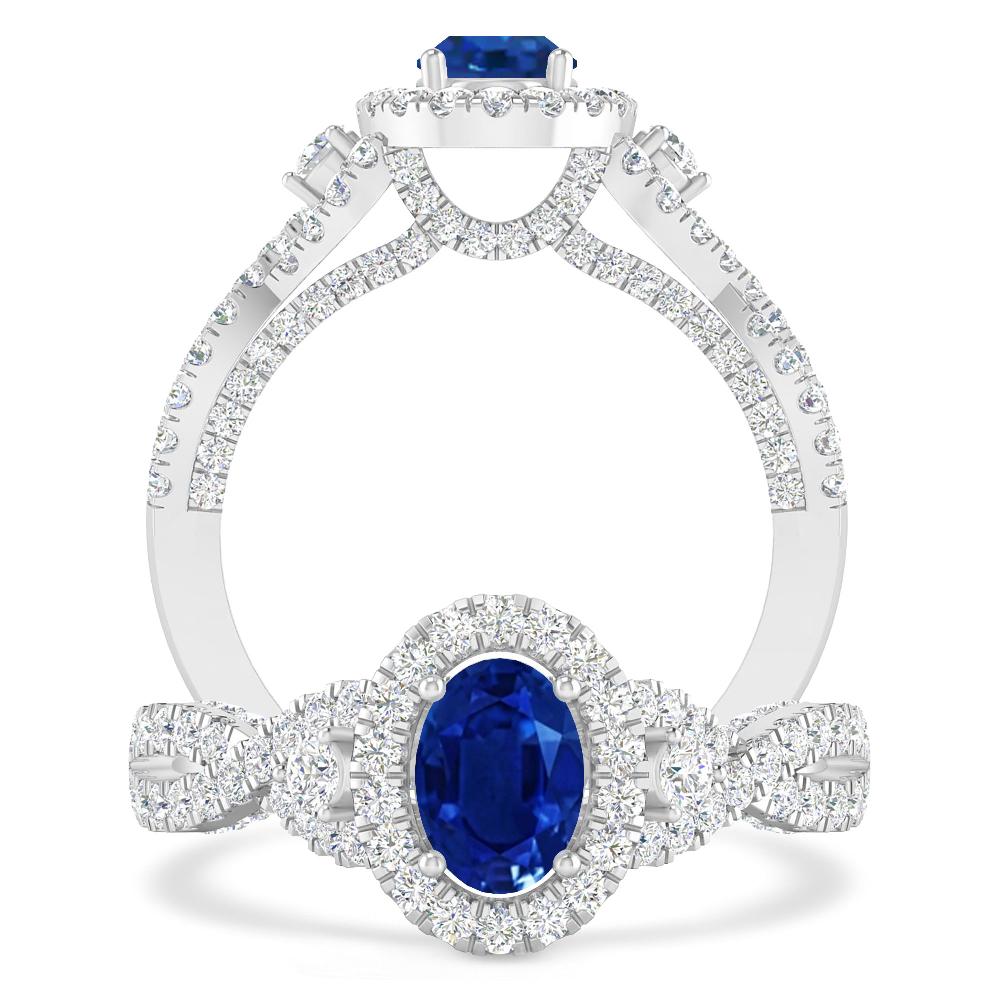 White Gold - Sapphire