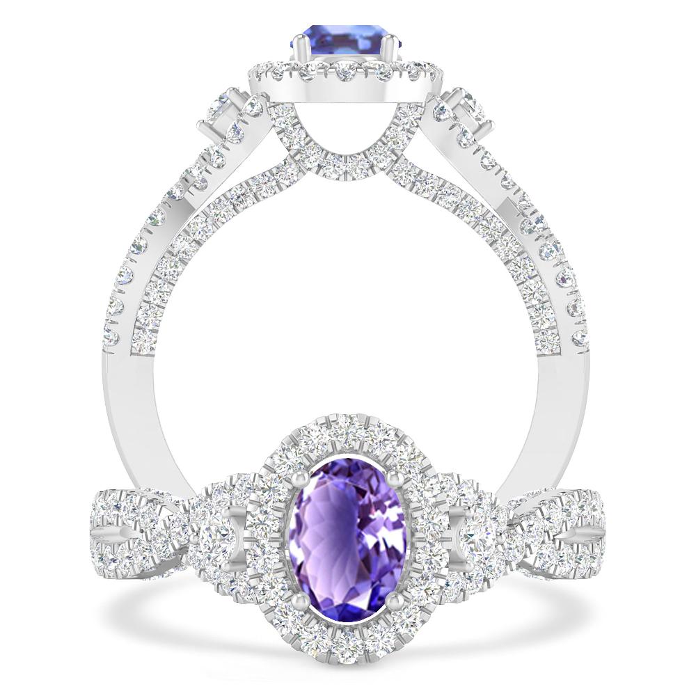 White Gold - Tanzanite