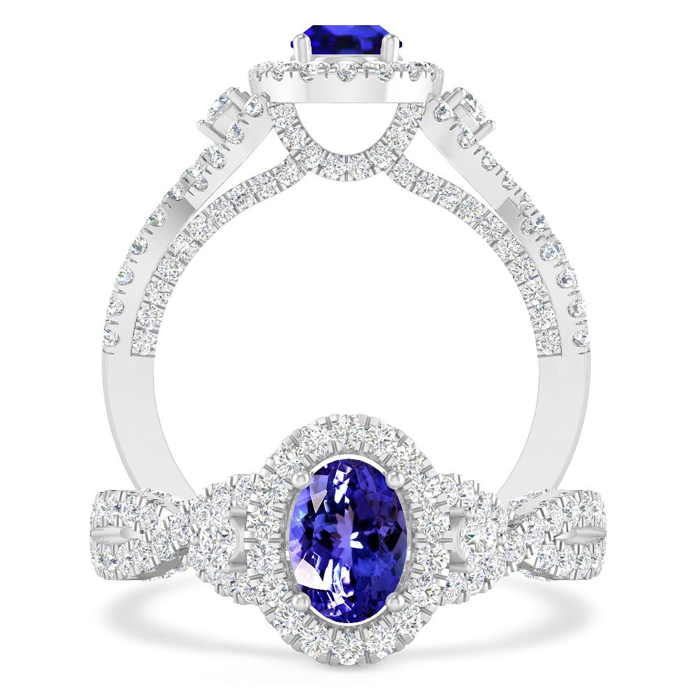 White Gold - Tanzanite