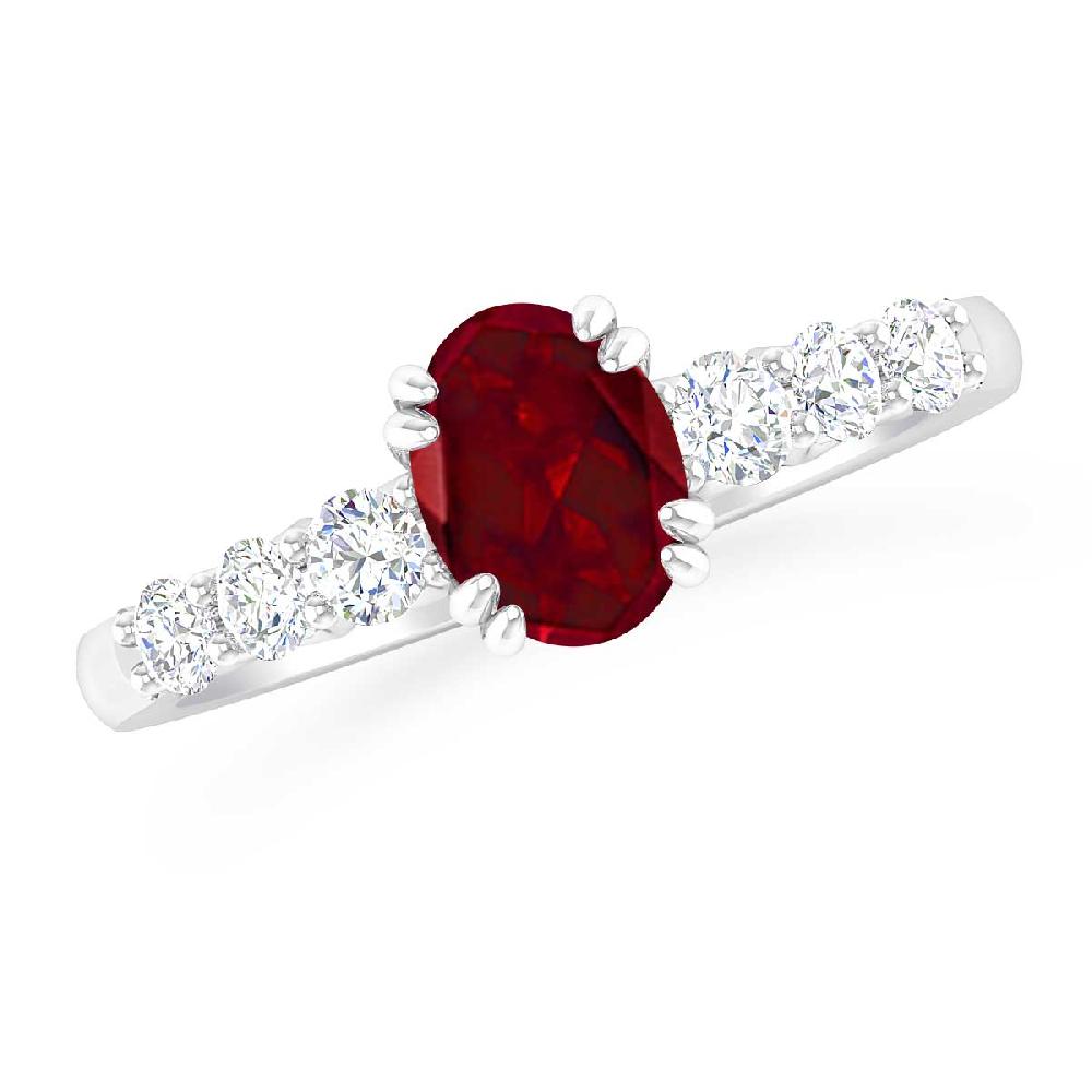 White Gold - Garnet