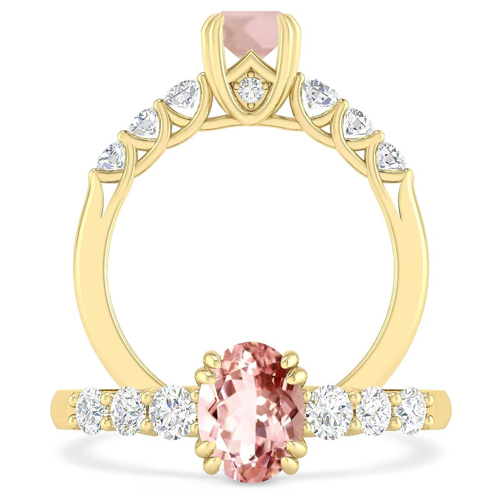 Yellow Gold - Morganite