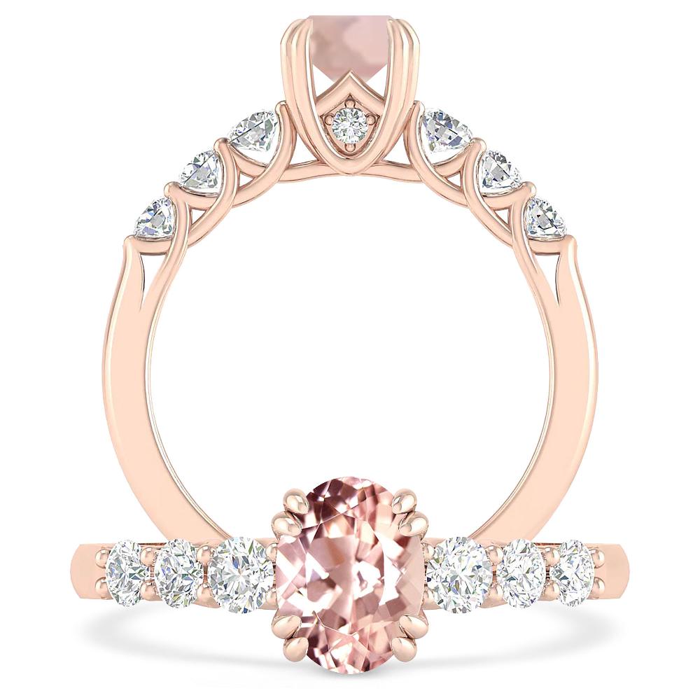 Rose Gold - Morganite