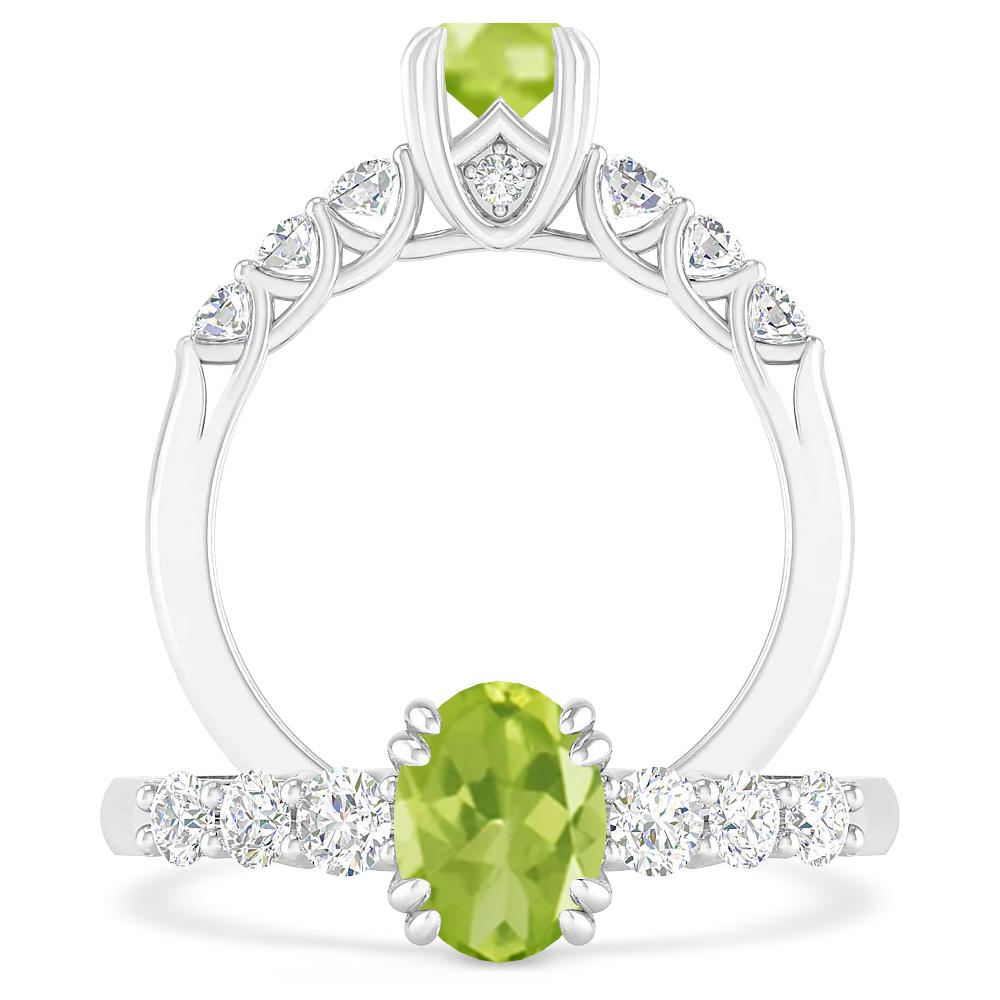 White Gold - Peridot