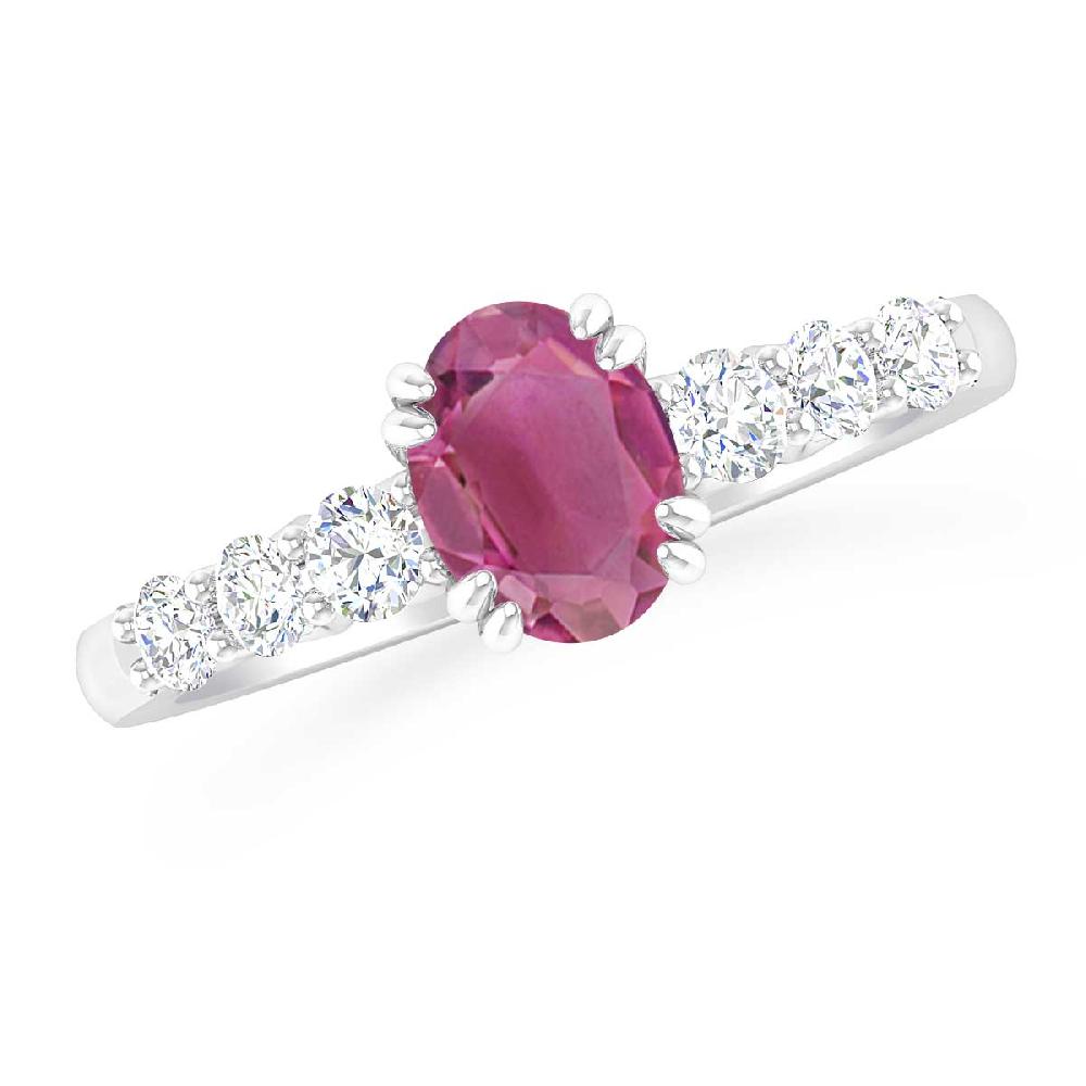 White Gold - Pink Tourmaline