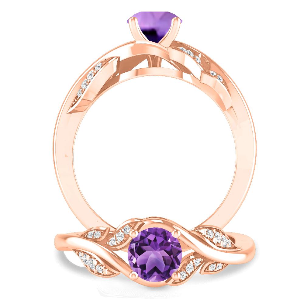 Rose Gold - Amethyst