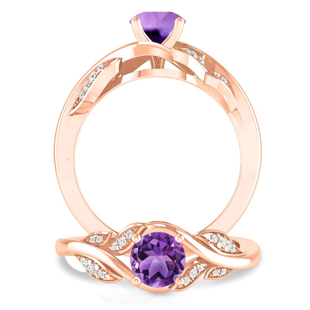 Rose Gold - Amethyst