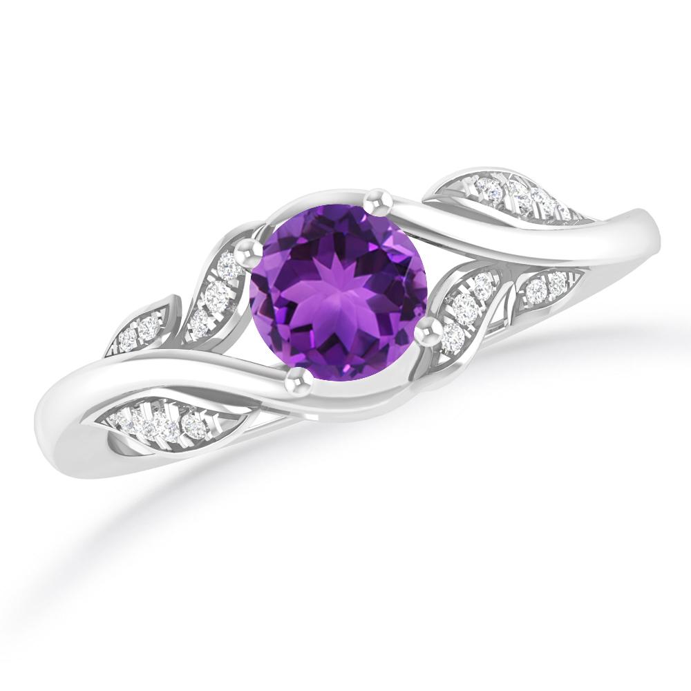 White Gold - Amethyst