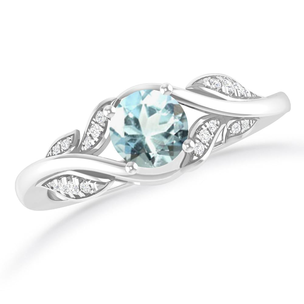 White Gold - Aquamarine