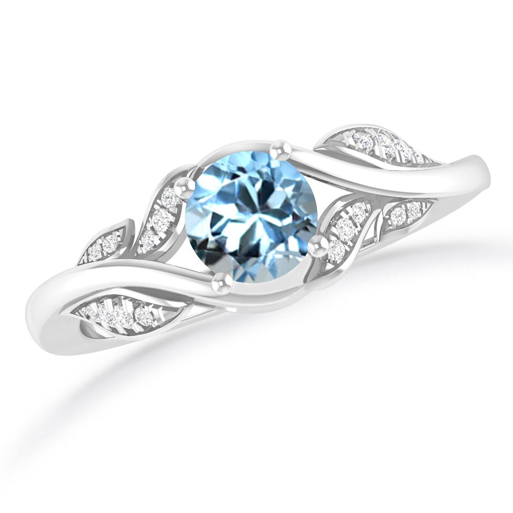 White Gold - Aquamarine