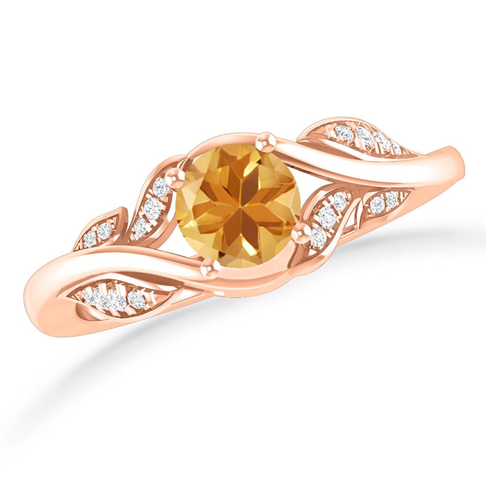 Rose Gold - Citrine