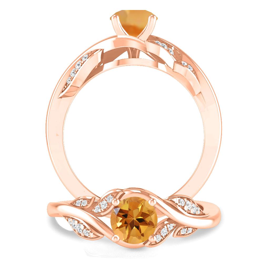 Rose Gold - Citrine