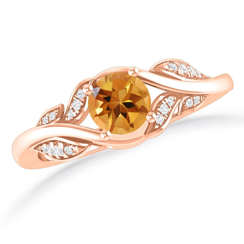 Rose Gold - Citrine