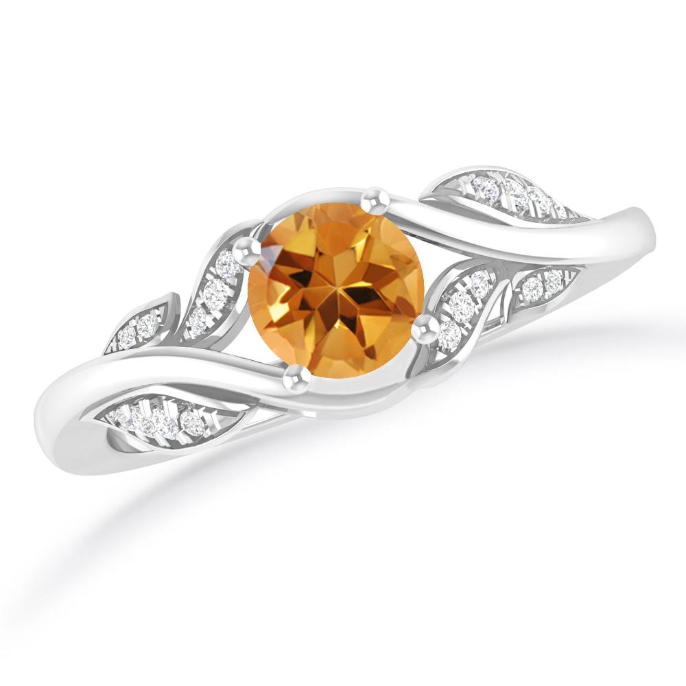 White Gold - Citrine