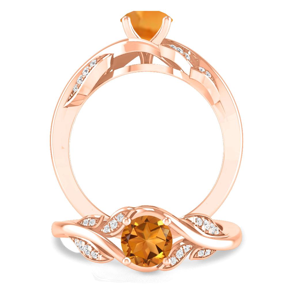 Rose Gold - Citrine