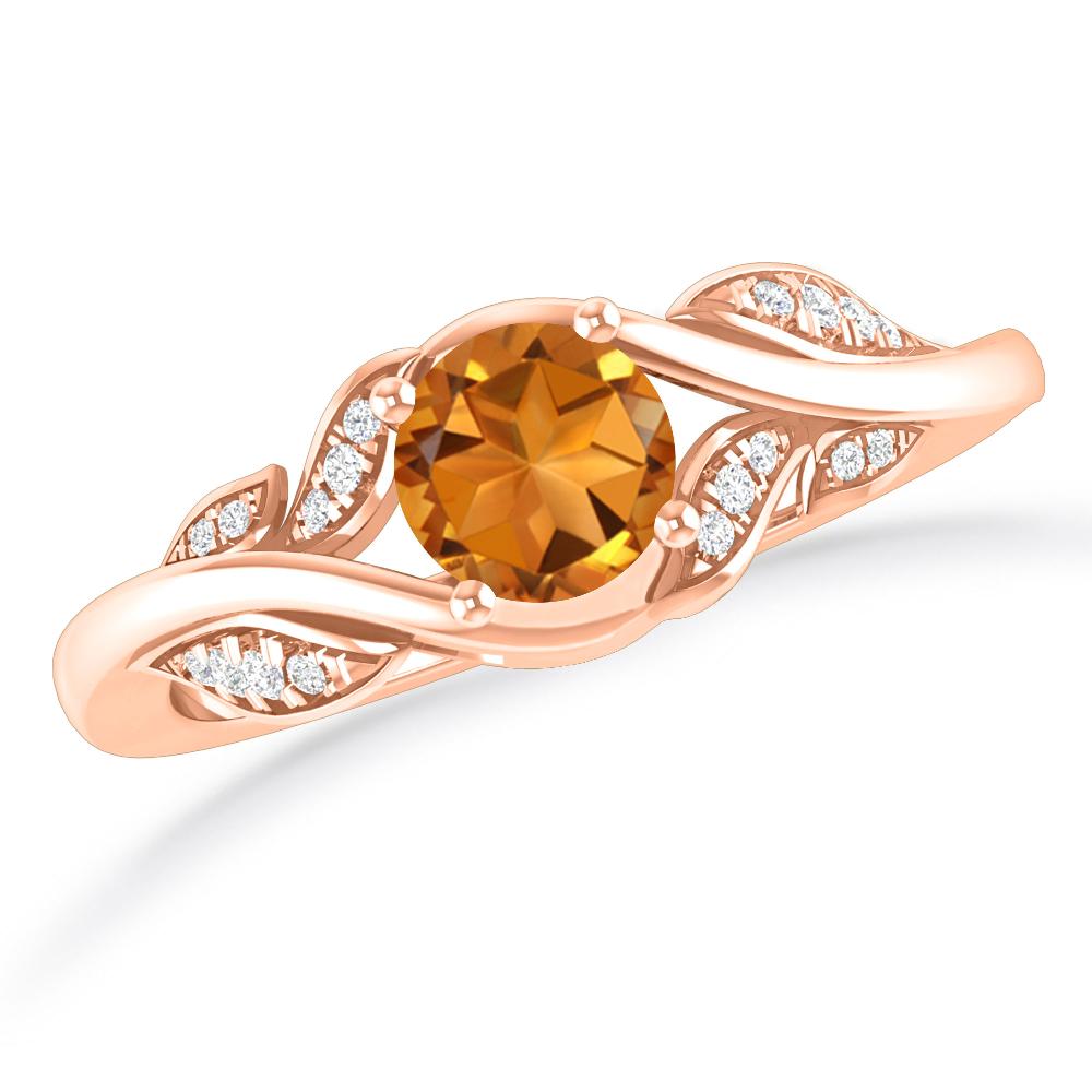 Rose Gold - Citrine