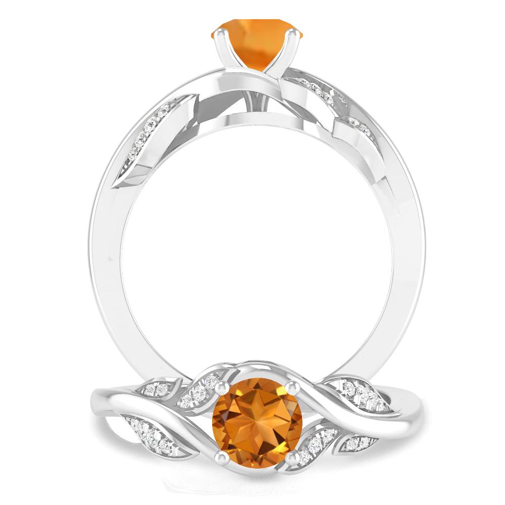 White Gold - Citrine