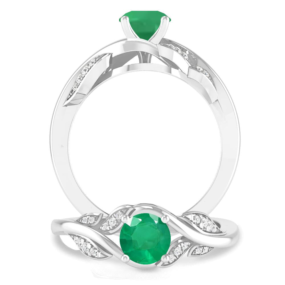 White Gold - Emerald