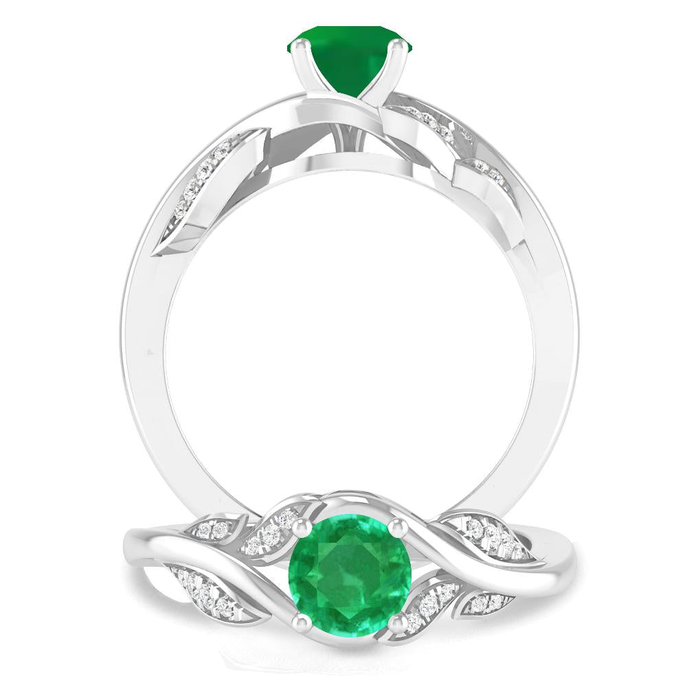 White Gold - Emerald