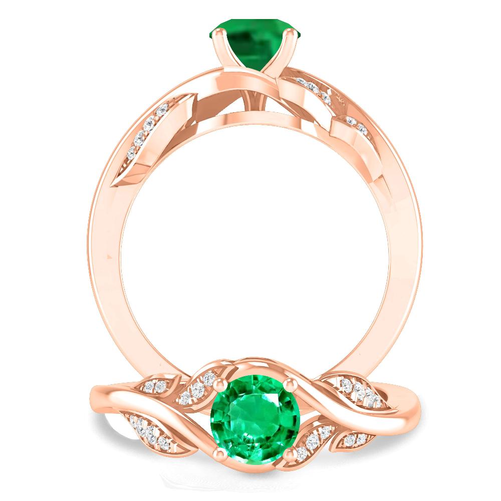 Rose Gold - Emerald