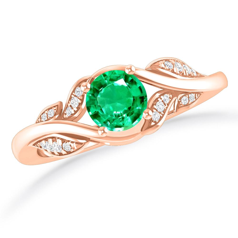 Rose Gold - Emerald