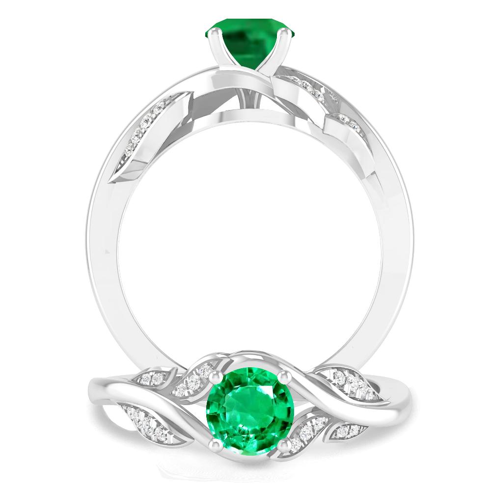 White Gold - Emerald