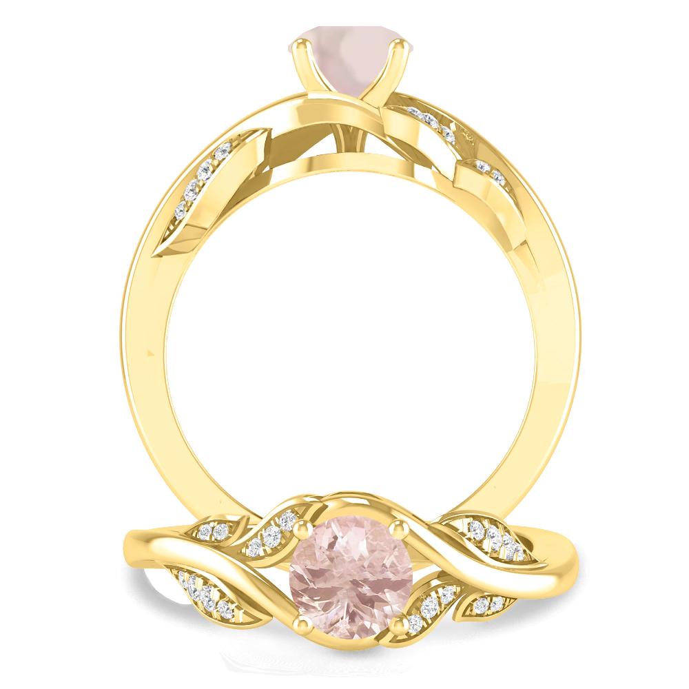 Yellow Gold - Morganite