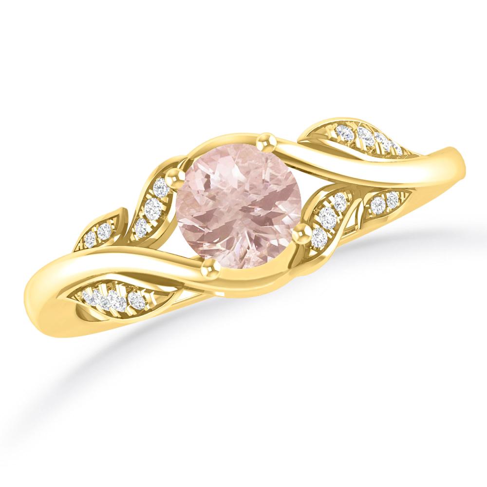 Yellow Gold - Morganite