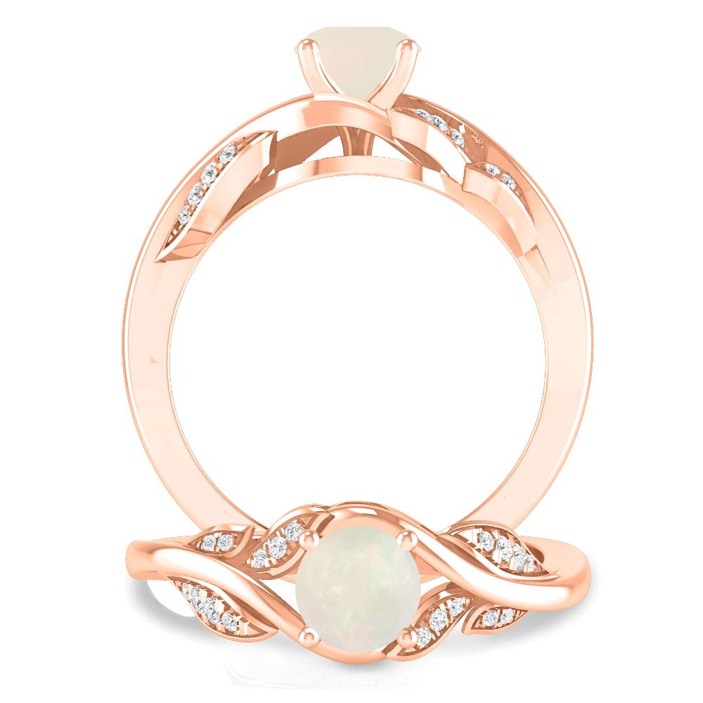 Rose Gold - Opal