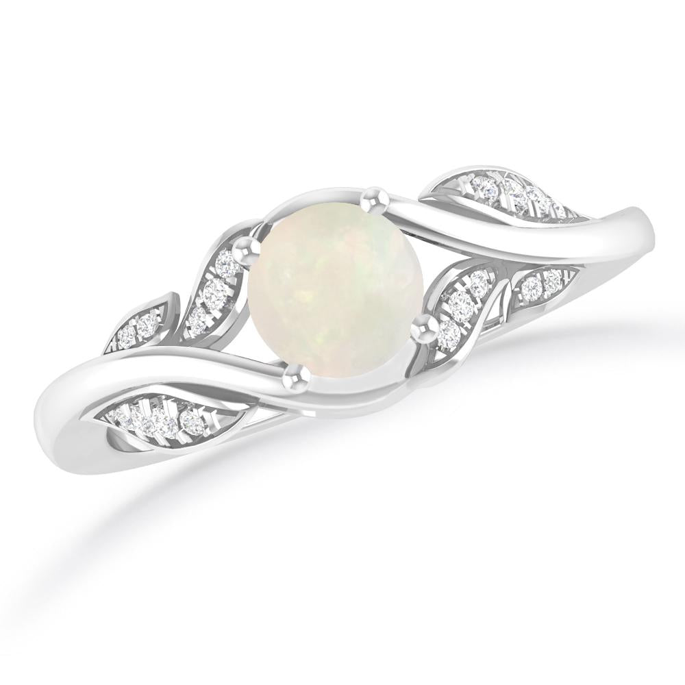 White Gold - Opal