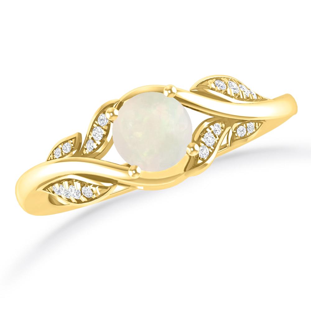 Yellow Gold - Opal