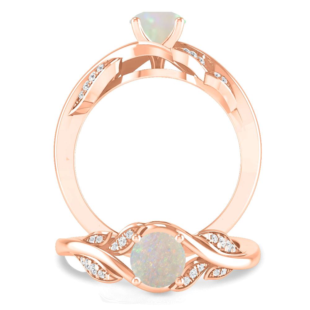 Rose Gold - Opal