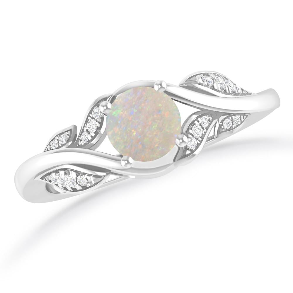 White Gold - Opal