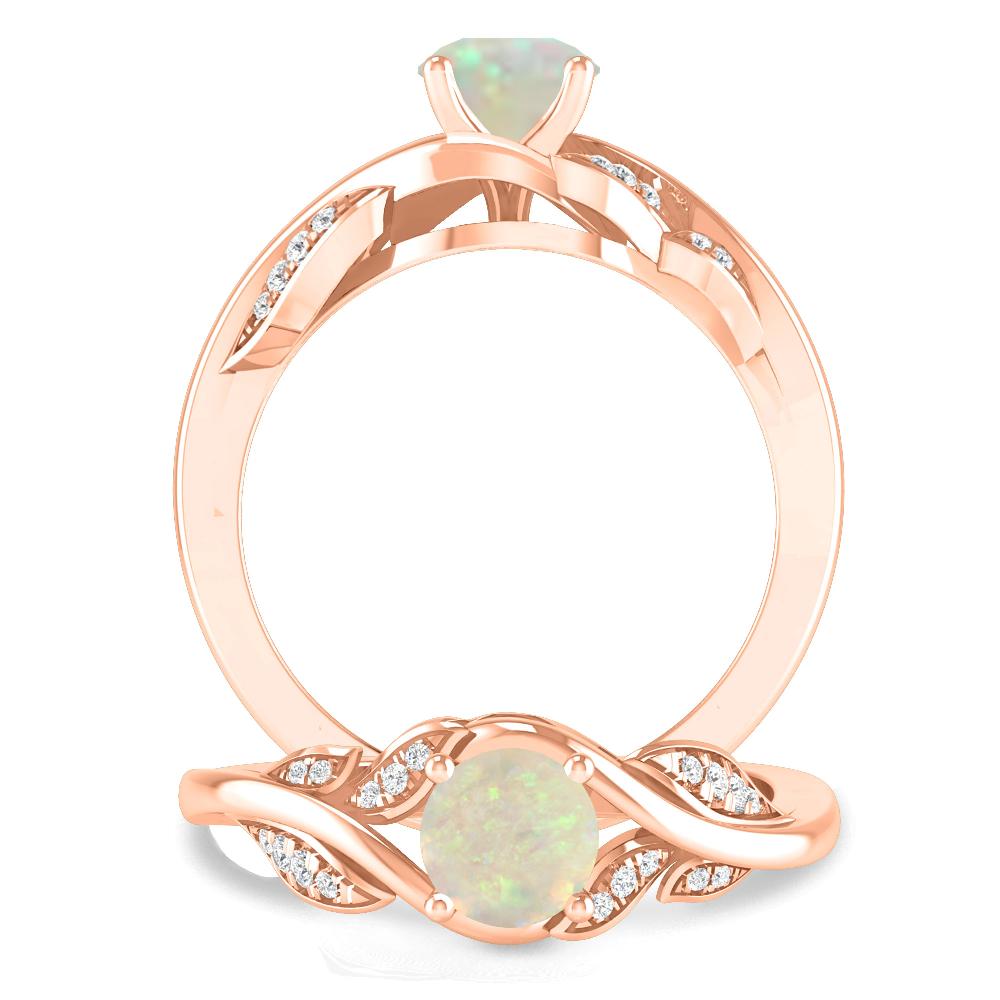 Rose Gold - Opal