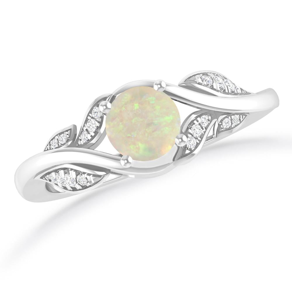 White Gold - Opal