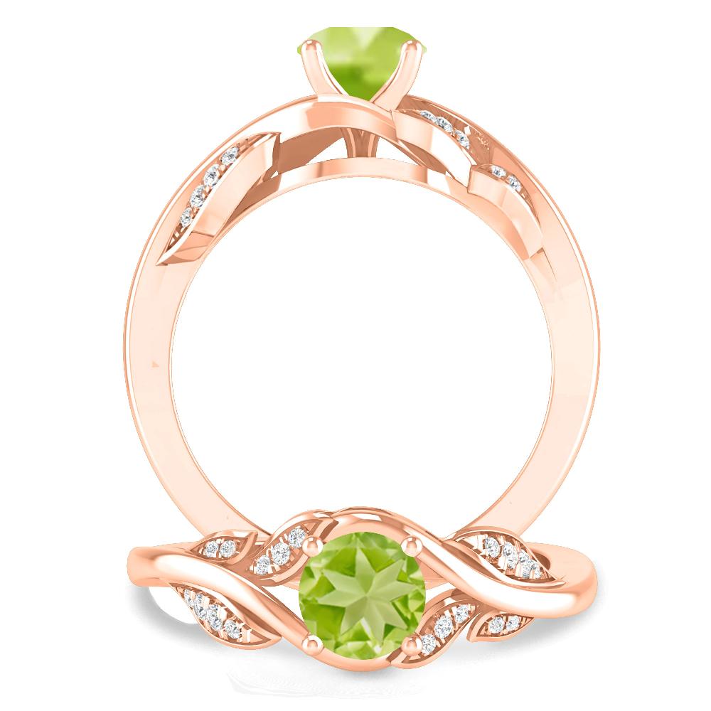 Rose Gold - Peridot