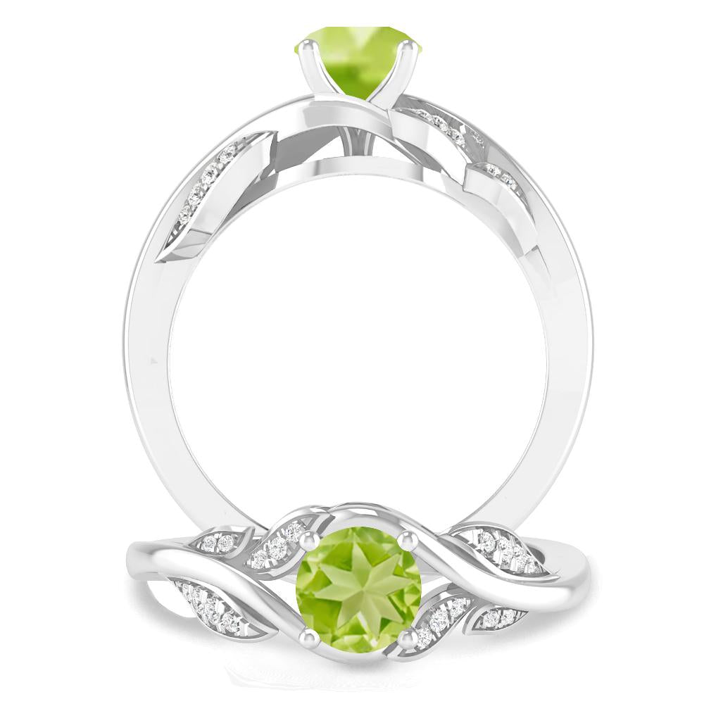 White Gold - Peridot