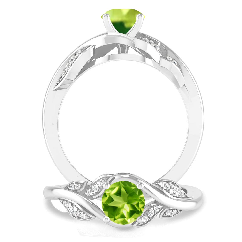 White Gold - Peridot