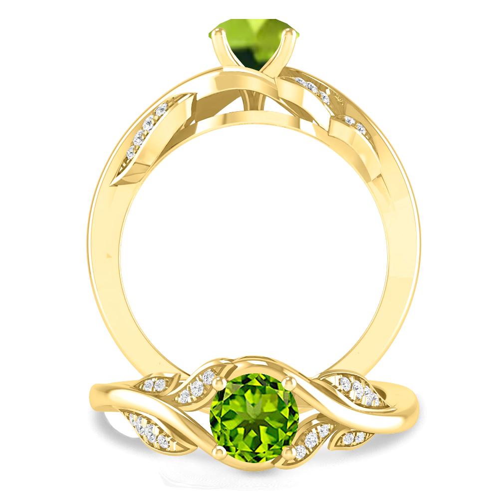 Yellow Gold - Peridot