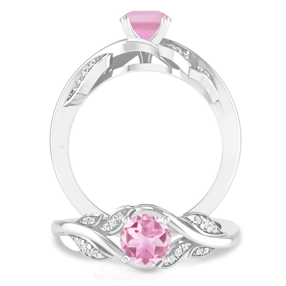 White Gold - Pink Tourmaline