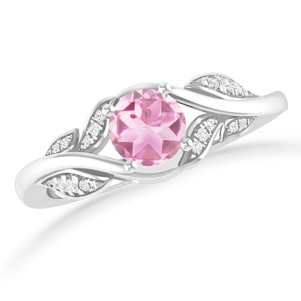 White Gold - Pink Tourmaline